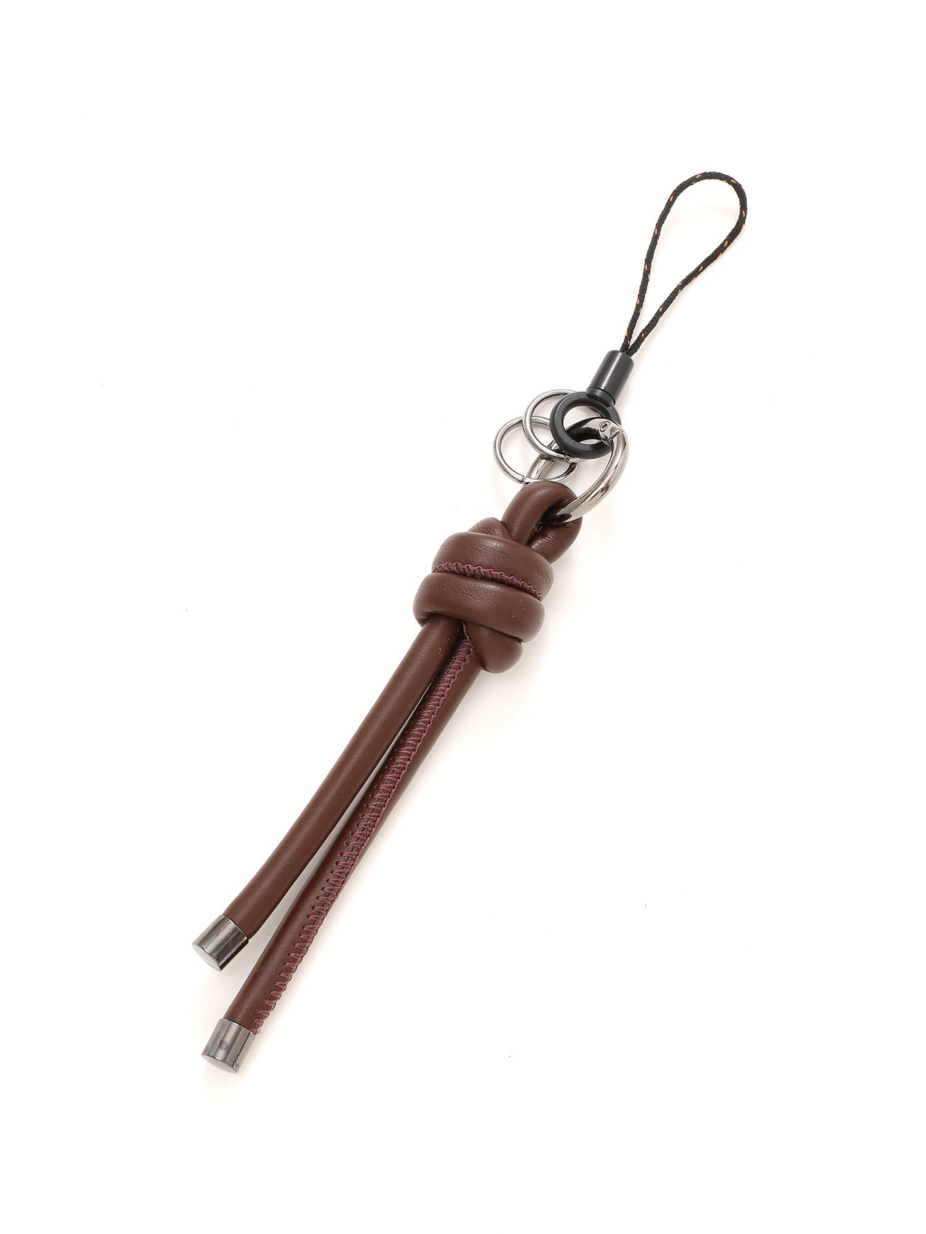 Wholesale DIY Handmade Creative Pendant Design, Woven Leather Rope Keychains